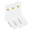 Smiley Sports Socks - 3 pair pack - white